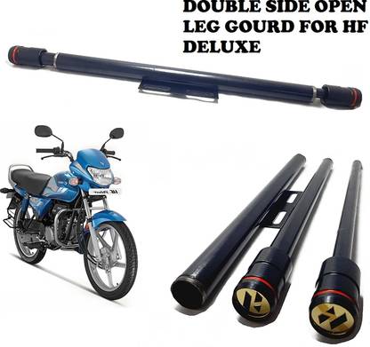 Giinix DOUBLE SIDE OPEN LEG GOURD FOR HF DELUXE Bike Crash Guard