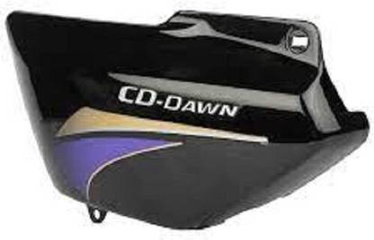 ARPIT ENTREPRISE Side Panel For CD Dawn (Black/Blue) Bike Crash Guard