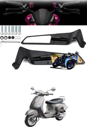 GONAMA Motorcycle bike Rearview Mirror Stealth Wind Wing`Side Adjustable Mirror sg212 Handle Bar