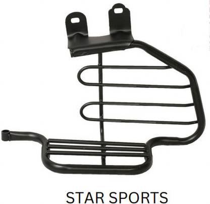 X-speed Heavy Bike Side Guard & Saree Guard Black for Star Sports Bike Saree Guard