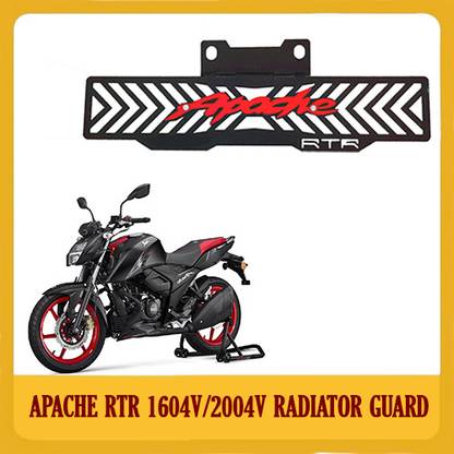 DAZZRIDE Apache Radiator Guard For TVS Apache RTR 160/200 4V बाइक रेडिएटर गार्ड