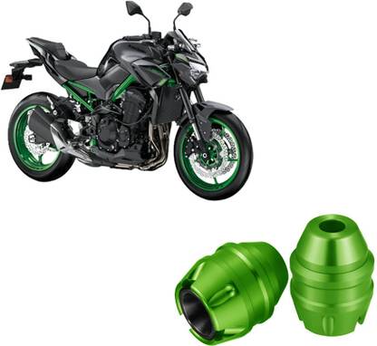 Vitra CNC Green Anti Drop Front Fork Frame Slider for Kawasaki Z900 Bike Crash Guard