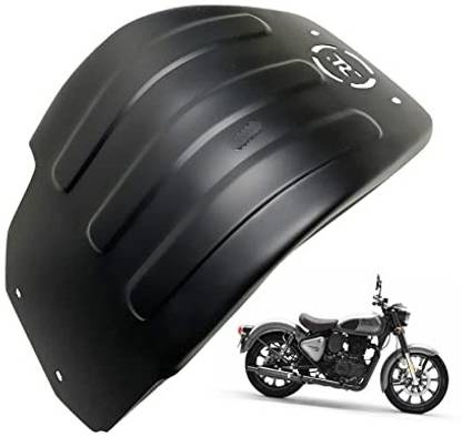 MOTO XSPEED Bike Engine Guard Black R Logo Compatible with RE Classic 350 Reborn/Meteor Bike Engine Guard