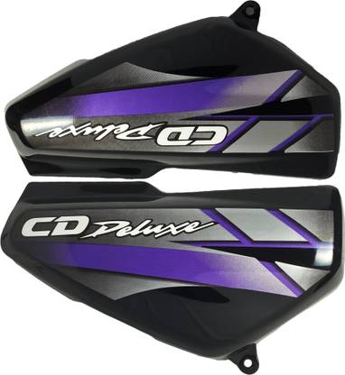 SHREE CD Deluxe BlackBlue Side Panel Bike Crash Guard