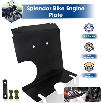Otoroys Engine plate safety plate for hero splendor, splendor plus ,passion pro Bike Engine Guard