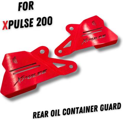 PHANTOM Rear Master Cylinder Cap For Hero Xpulse 200 All Model (Red) Bike Crash Guard