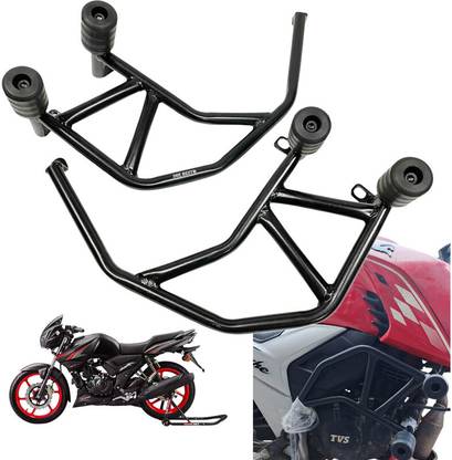 Dhe Best Bike Accessories Crash Guard Support Frame 4 Slider for TVS Apache RTR 160