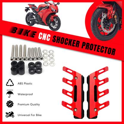 Moto Genius ABS Shocker Protector | Fork Protector | Front Fender Sliders Crash Protector Bike Crash Guard