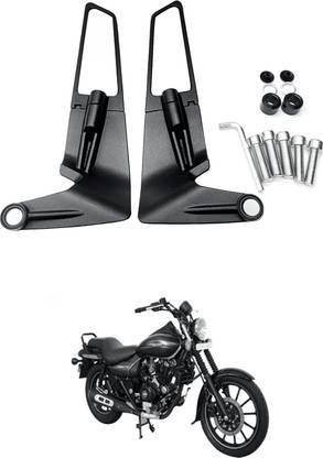 LOVMOTO Universal Motorcycle Adjustable Rotating Rear View Mirror Wing Side Mirror SG81 Handlebar Hand Guard