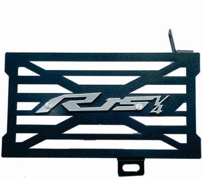 Bike auto accessories R15 V4 Frame Grill Radiator Guard Protector (Sliver) Bike Radiator Guard