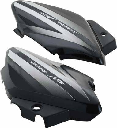 ARPIT ENTREPRISE SIDE PANEL for SPLENDOR NXG (BLACK/GREY) Bike Crash Guard