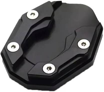 Vagary Black CNC Side Stand Extender Foot Kickstand for Yamaha Aerox 155 Bike Crash Guard