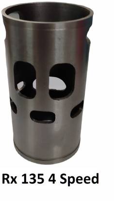 D'Mega Mart Rx 135 4 Speed Cylinder Sleeve with Port Bike Cylinder Kit