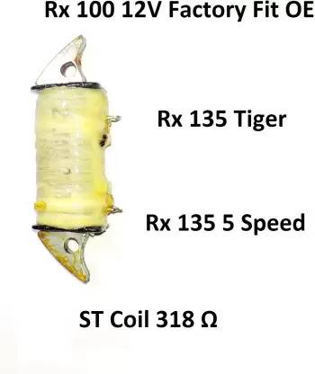 THE ONE CUSTOM Rx 100 12 V OE Rx 135 Tiger Rx 135 5 Speed ST Stator Coil, Charging coil 318 ohm Bike Electric Regulator