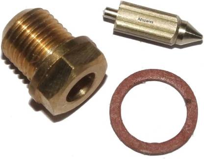 D'Mega Mart Rx 100 Carburetor Float Pin Float Valve Petrol Overflow valve RX100, RX 135 Bike Engine Breather