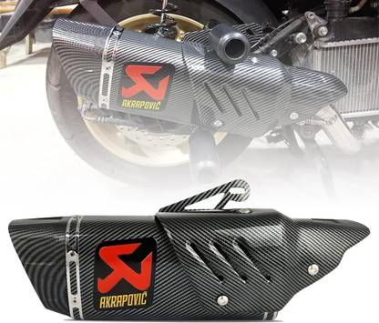 MIKANIX Akrapovic Bike Racing Sports Silencer | Exhaust Muffler With Carbon Fiber Universal For Bike Sport Slip-on Exhaust System