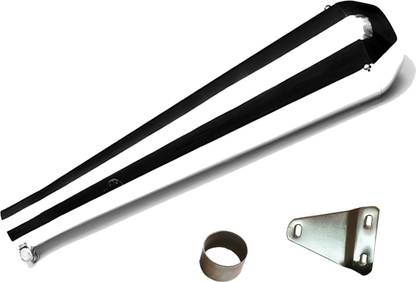 WORDZ Megaphone Glasswool Chrome Exhaust silencer Royal Enfield Electra 350 Full Exhaust System