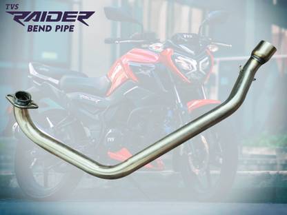 Vagary High Performance Exhaust Middle Bend Pipe for TVS Rider 125 NA NA Full Exhaust System