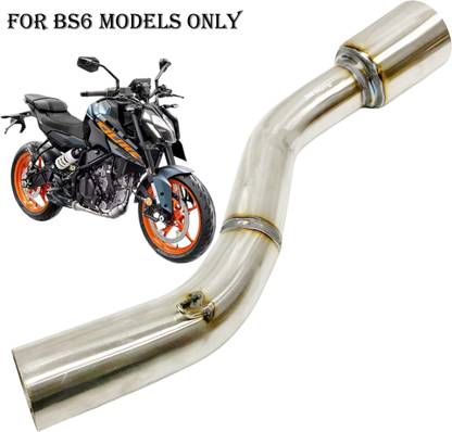 Dhe Best Bike Exhaust Middle Muffler Bend Pipe Stainless for KTM 250 Duke BS6 KTM NA Full Exhaust System