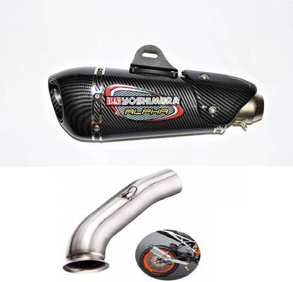 acube mart yoshimura alpha KTM RC 200, RC 390, Duke 390, Duke 200 Full Exhaust System