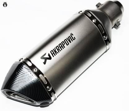 OBEROI'S TRADERS Akrapovic Universal Hexa Cut Slip On Exhaust Silencer Muffler Pipe for Honda, Hero, Kawasaki, KTM Universal For Bike Slip-on Exhaust System