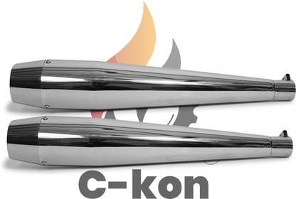 C-KON INTERCEPTOR SILENCER FOR INTERCEPTOR 650CC Royal Enfield NA Full Exhaust System