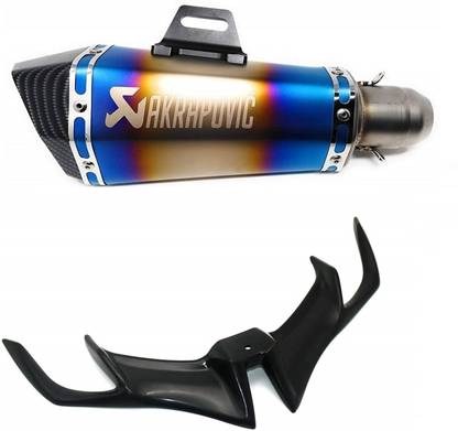 acube mart Akrapovic exhaust Universal For Bike Universal For Bike Slip-on Exhaust System