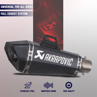 automunk Universal For Bike Universal For Bike Full Exhaust System
