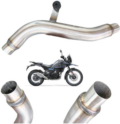 Dhe Best Motorcycle Custom Exhaust Bend Pipe Middle Pipe for RE Himalayan 450 Royal Enfield NA Full Exhaust System