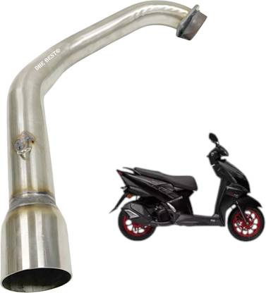 Dhe Best Scooter Exhaust Bend Pipe New Fancy Muffler Middle Pipe for TVS NTORQ 125 TVS NA Full Exhaust System