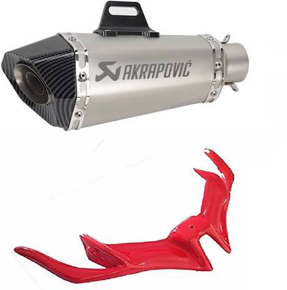 acube mart Akrapovic exhaust Universal For Bike Universal For Bike Slip-on Exhaust System