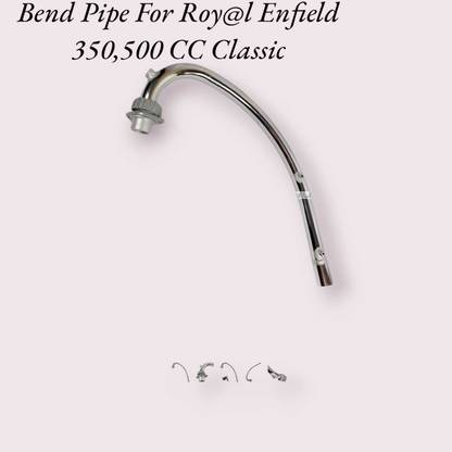DADDY AUTO BEND PIPE CHROME FOR RE BS6 CLASSIC,ELECTRA,STANDARD MODEL’S Royal Enfield Classic, Classic 350, Classic 500, Classic Chrome, Electra, Electra Twin Spark Full Exhaust System
