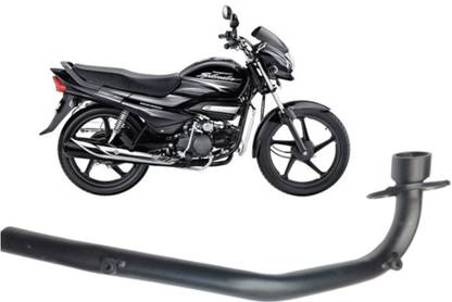 AUTOPLEX Hero Super Splendor Silencer Bend Pipe(Premium Quality) With Black Color Coating(Standard Size) Super Splendor All Model Attractive Silencer Bend Pipe(Pack Of 1) Hero Super Splendor Slip-on Exhaust System
