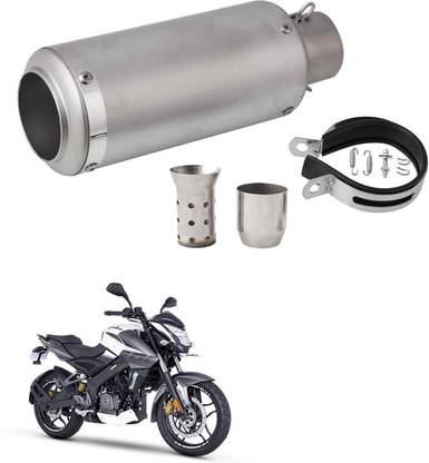 Vagary Stainless Steel Slip On 51mm Exhaust for Pulsar NS 200 Bajaj Pulsar 200NS Full Exhaust System