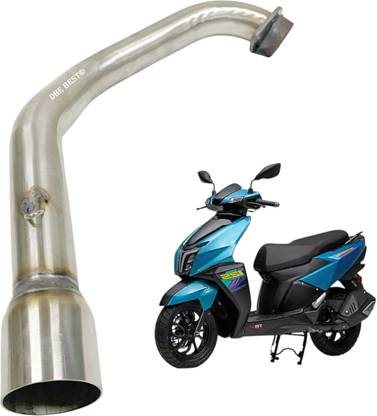 Dhe Best Scooty Modified Exhaust Pipe Muffler Mid Pipe for TVS NTORQ 125 TVS NA Full Exhaust System