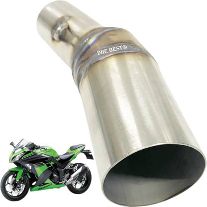 Dhe Best Bike Modified Exhaust Pipe Muffler Mid Pipe For Ninja 250 Kawasaki NA Full Exhaust System