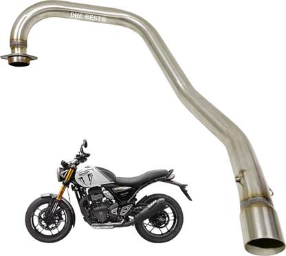 Dhe Best Bike Good Fancy Exhaust Middle Muffler Bend Pipe For Triumph Speed 400 NA NA Slip-on Exhaust System