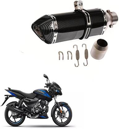 Vagary New Carbon Fiber Exhaust with DB Killer for Bajaj Pulsar 125 Bajaj Pulsar Full Exhaust System