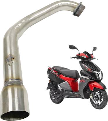 Dhe Best Scooty Custom Exhaust Bend Pipe Middle Pipe for TVS NTORQ 125 TVS NA Full Exhaust System
