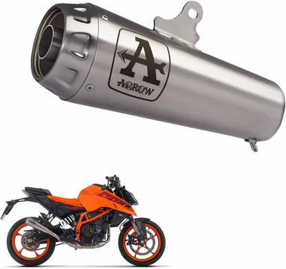 Vagary Arrow Exhaust Pipe Escape Modified Muffler DB Killer For All Bike BMW, Bajaj, Honda, KTM, Kawasaki, Suzuki, TVS, Yamaha Universal For Bike Full Exhaust System