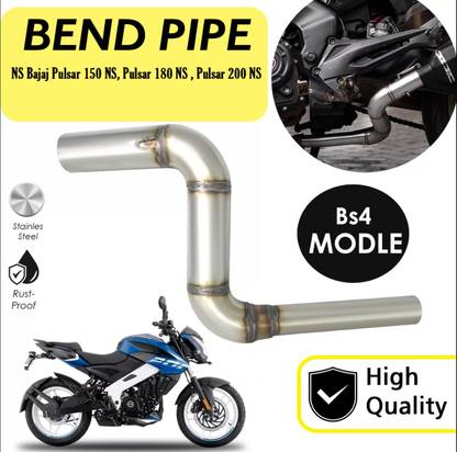 acube mart Bajaj Pulsar 200 NS DTS-i, Pulsar 200NS, Pulsar 150 AS, Pulsar 180 NS, Pulsar Full Exhaust System
