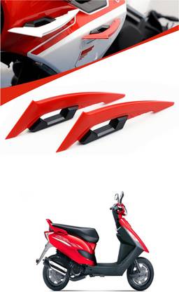 LOVMOTO Red Wing Side Helmet Spoiler Aerodynamic Wing Dynamic Helmet Accessories sg91 Handlebar Hand Guard