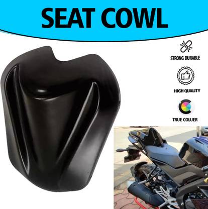 ASRYD Seat Cowl Pilluion Seat Cover for Single Seat for Yamaha R15 V3, Gloss Black Bike Fairing Kit