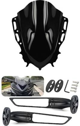 Gogna Mart Wing Side Mirror Rotatable, Anti Compatible for Yamaha R15 V4 Bike Fairing Kit
