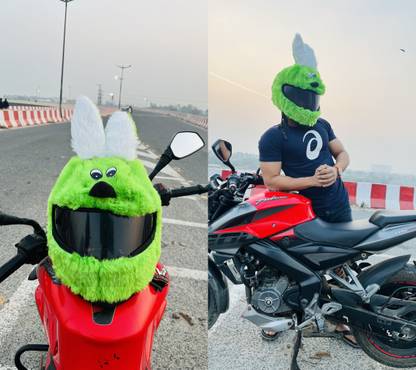 SRPHERE RB UNIVRSAL FIT HELMET COVER GREEN Helmet Buckle Clip