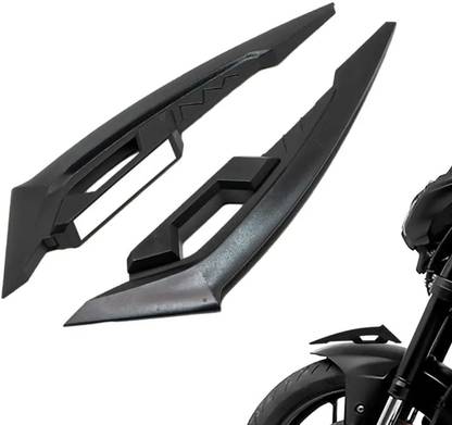 Vagary Black Wing Side Helmet Spoiler Aerodynamic Wing Dynamic Helmet Accessories Bike Fairing Kit