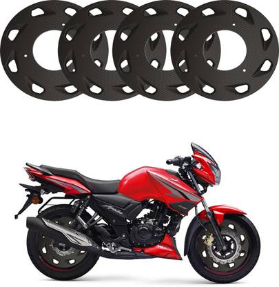 ASRYD 17 Inch 4 Pcs ABS Plastic PRO Disc Bike Wheel Cover For TVS Apache 1604V Bike Fairing Kit
