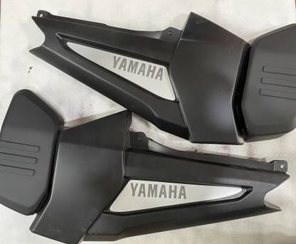 A.A.I FZ V1 FZs16 Side Panel Set (Black/Silver) Bike Fairing Kit