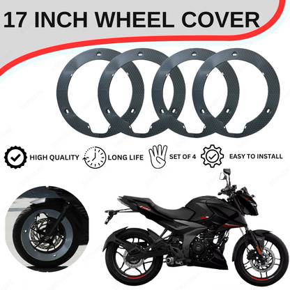 ENEMYT PVC2 GOOD QUALITY SET OF 4 NEW DESIGN 17 INCH WHEEL DISC FOR BAJAJ PULSER N 160 Bike Fairing Kit