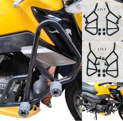 Auto MT TVS Raider CRASHGUARD Leg Guard LEGGUARD WID Frame Slider for TVS Raider Bike Crash Guard
